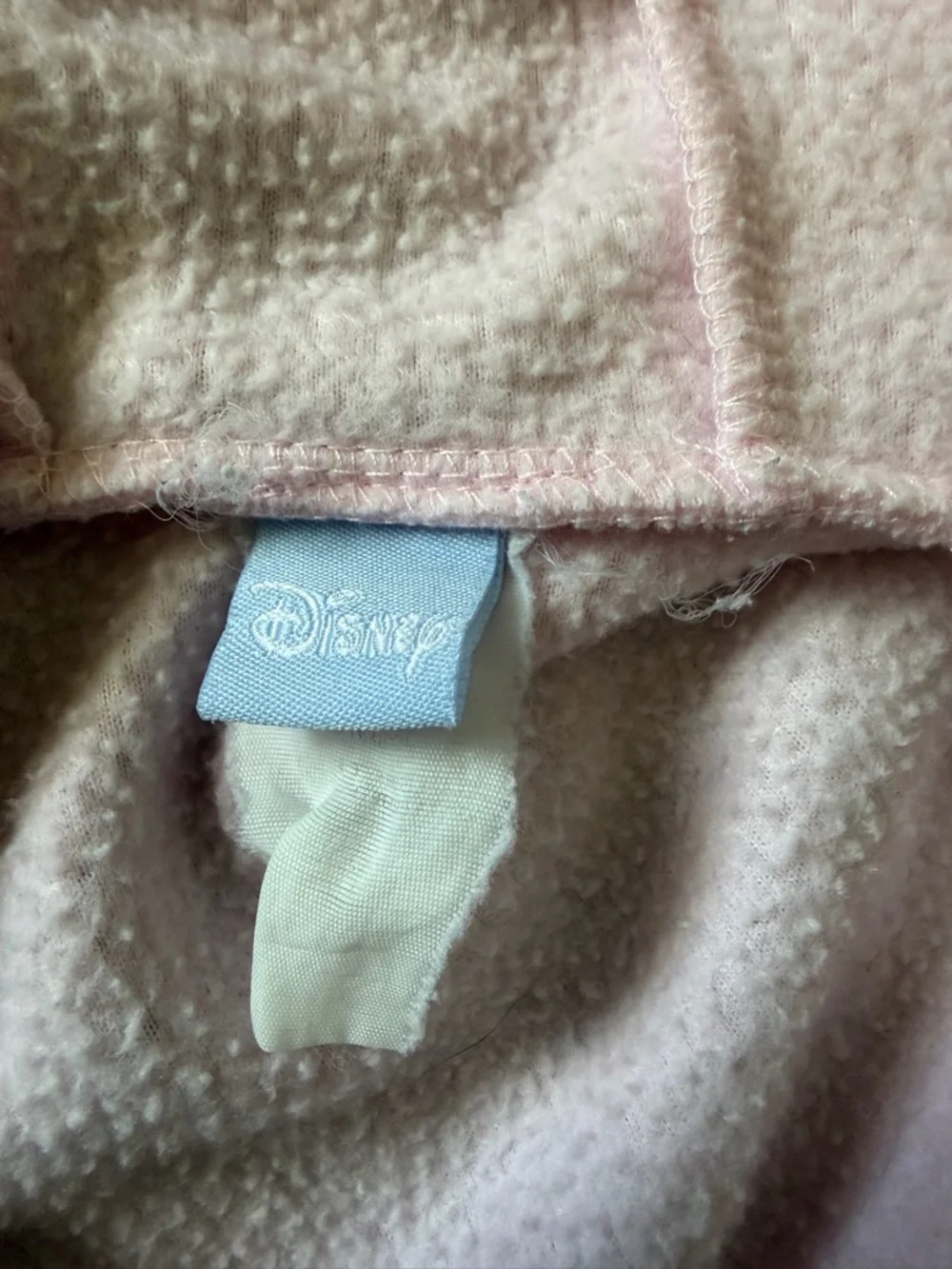 Vintage Disney Winnie the Pooh Fleece Snap Front Baby Suit